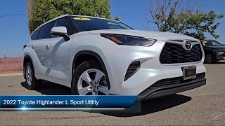 2022 Toyota Highlander L Sport Utility Tracy Stockton Modesto Manteca Antioch [upl. by Kolosick370]