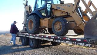 Loading the Backhoe [upl. by Cirdla537]