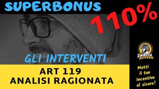 Superbonus 110RISTRUTTURARE GRATIS Superecobonus 110  Quando e comeAnalisi interventi previsti [upl. by Norehs]