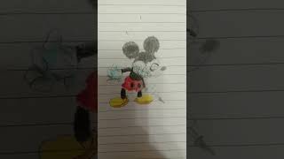 I draw Mickey Mouse unknown suffering song again I hope you like this video [upl. by Blandina]