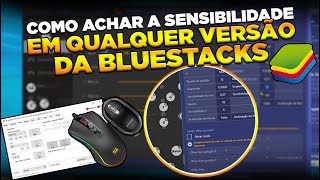 COMO ACHAR A SENSIBILIDADE PERFEITA EM QUALQUER VERSÃƒO DA BLUESTACKS EMULADOR  FAMOSO 3 CAPA [upl. by Renard]