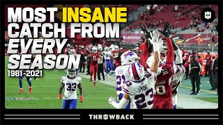 The Most INSANE Catch from Every Season 19812021 [upl. by Urbano]