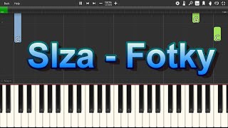 Slza  Fotky  Piano tutoriál [upl. by Neemsay]