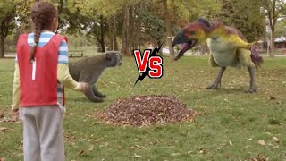 Smilodon Vs Terror Bird  Dino Dana 2017 [upl. by Suolevram]