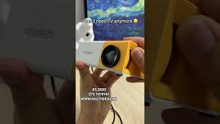 Mini projector no need tv  projector srilanka vairalshort songs funny sinhalasongs [upl. by Yalonda]