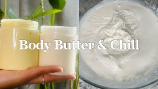 DIY WHIPPED BODY BUTTERHOW TO MAKE BODY BUTTER BEST BODY BUTTER FOR DRY SKINBODY BUTTER BUSINESS [upl. by Nedi]