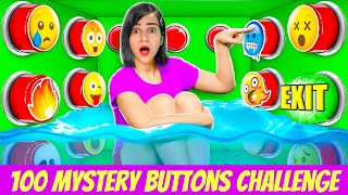 100 Mystery Buttons But Only ONE Will Let You ESCAPE Challenge [upl. by Roth]