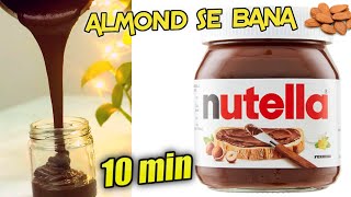 10Min Easy Homemade Nutella Chocolate Spread Recipe Without Hazelnut Market Style Nutella shorts [upl. by Erastes]