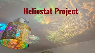 I built a heliostat which reflects the sunlight from the outside into a room [upl. by Suirauqed]