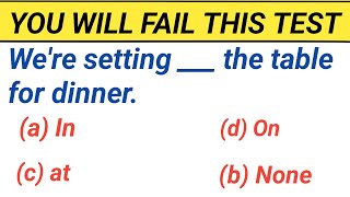 English Grammar Test ✍️ improve your English [upl. by Eirrej]