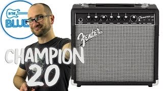 Fender Champion 20 Guitar Amplifier Review [upl. by Knorring]