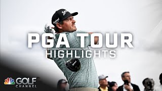 PGA Tour Highlights WM Phoenix Open Round 2  Golf Channel [upl. by Llenor637]