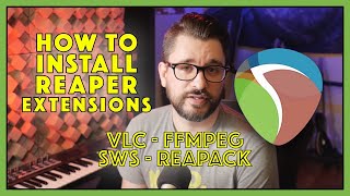 How To Install REAPER Extensions  VLC SWS REAPACK [upl. by Nereen923]