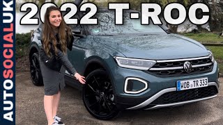 2022 Volkswagen TRoc Facelift Review Has the quality improved Style 110ps manual UK 4K [upl. by Auqenat]