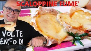 Scaloppine FUME ricetta scaloppine tenere e AFFUMICATE [upl. by Booth132]