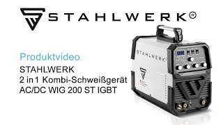 STAHLWERK Schweißgerät ACDC WIG 200 ST IGBT [upl. by Esli]