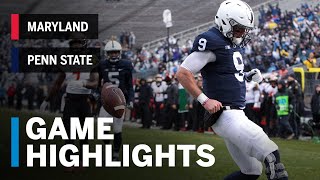 Highlights Maryland Terrapins at Penn State Nittany Lions  Big Ten Football [upl. by Picker]