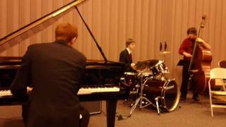 Ben Acone Jazz Trio Playing Take Five [upl. by Canada189]