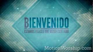 Grunge Nubes Bienvenido HD Loop  by Motion Worship [upl. by Reggie]