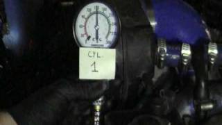 91 Legacy Turbo SS EJ20G Compression Test [upl. by Ennagem]