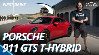 2024 Porsche 911 GTS THybrid Review  Is Porsche’s first electrified 911 worth the weight [upl. by Adnyl]