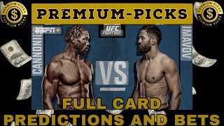 UFC fight night Cannonier vs Imavov predictions and bets [upl. by Ronna]