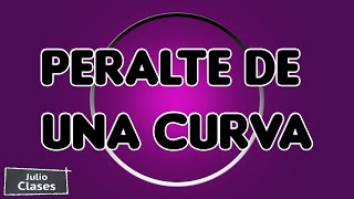 Peralte de una curva [upl. by Eissen]