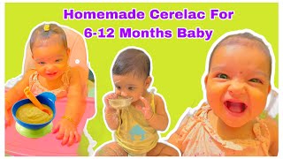 Homemade Cereal Recipe 🥣For Babies  Baby Food ✅For Weight Gain amp Brain Development🧠 [upl. by Oniratac]