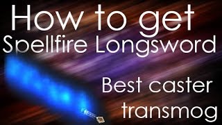 Best WoW caster transmog  Spellfire longsword guide [upl. by Pickett121]