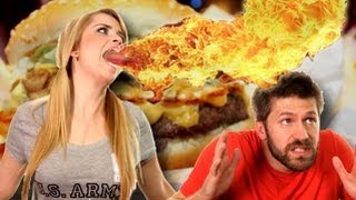 Ghost Pepper Burger Unveiled [upl. by Harberd]