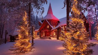 Relaxing Christmas Walkthrough in Santa Claus Village 🥰🎅🦌🎄 4K walking Arctic Circle Lapland Finland [upl. by Phenica]