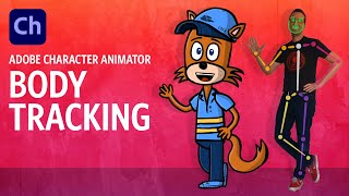 Body Tracking Adobe Character Animator [upl. by Trilley]