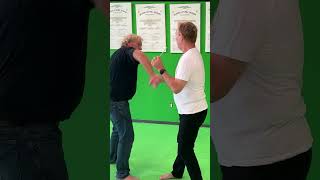 Unarmed Unafraid Knife Defense Tricks selfdefense shorts [upl. by Ylatan162]