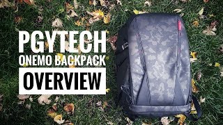 PGYTech OneMo Backpack Overview  CameraDrone Adventure Backpack [upl. by Suhcnip]