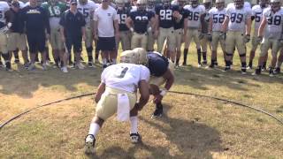 Navy Football Ring Drill [upl. by Walliw]