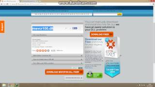 msvcr100dll missing error fix 20132014 [upl. by Minoru]