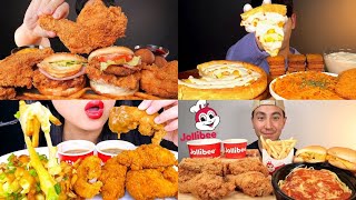 ASMR Fast Food Mukbang Compilation 45  Fast Food Asmr  Satisfying eating sounds [upl. by Gates]