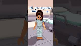 KAREN EMBARAZADA DA A LUZ EN ROBLOX PARTE 2 roblox comedy brookhaven shorts viral [upl. by Ahserb]