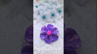 Air Dry Clay Lily Flower DIY shortsvideo youtubeshorts shorts [upl. by Adnilab836]