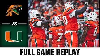 Florida AampM vs Miami Full Game Replay  2024 ACC Football [upl. by Hickey987]