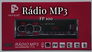 RÁDIO MP3 Fp Import apresentação [upl. by Alocin]