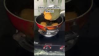 Wheat flour sweet Mathri Recipe Atta ki meethi Mathri viralshorts [upl. by Nortyad634]