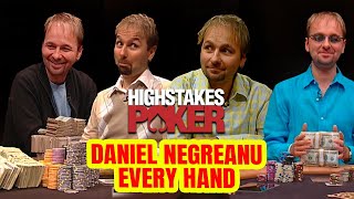 Every Poker Hand Daniel Negreanu Ever Played on High Stakes Poker MEGA COMPILATION [upl. by Mackenzie759]