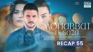 Mohabbat Ek Saza Episode 55  Recap  Asla Vazgeçmem  Turk 1  UA2O [upl. by Amerigo32]