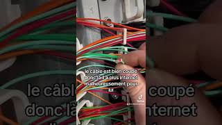 Coupure de la ligne fibre optique suite à un impayé connexion fibreoptique internet prank [upl. by Odlaw513]