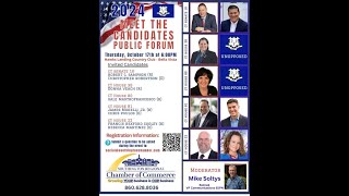 Southington Chamber Meet the Candidates Public Forum 101724 co Southington TV [upl. by Karl914]