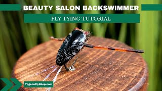 Beauty Salon Backswimmer  Fly Tying Tutorial [upl. by Ecienal]