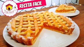 Receta de Pasta Frola SUPER FACIL masa y relleno de dulce [upl. by Nawed]