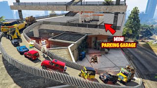 Franklin amp shinchan Build Mini 3 Floor Parking Garage For Rc Cars in GTA 5 in Telugu [upl. by Carolin189]