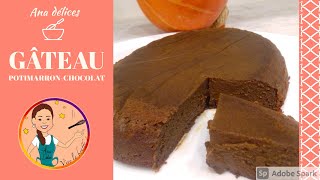 Gâteau ChocolatPotimarron fondant SANS BEURRE [upl. by Zweig427]